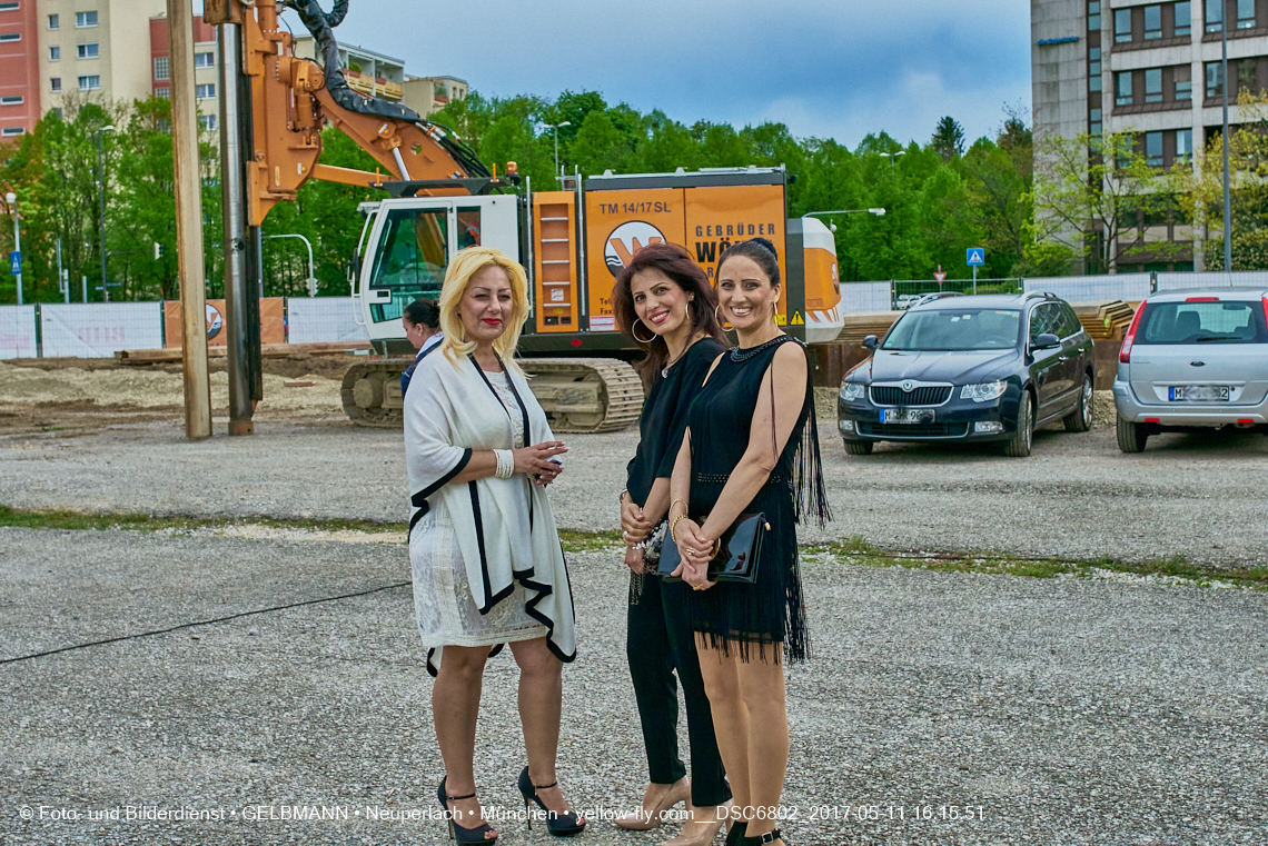 11. Mai 2017 - Grundsteinlegung für die LOGE und dem Kulturquadrat in Neuperlach